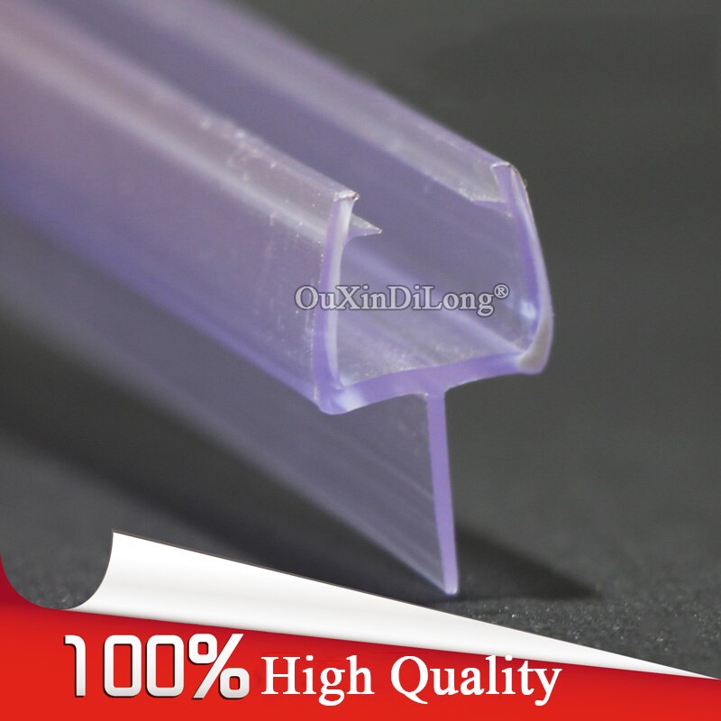 4PCS Bathroom Screen Rubber Seals Waterproof Strips Shower Glass Door Y Shape Seals Strips Length 700mm for 5~12mm Glass