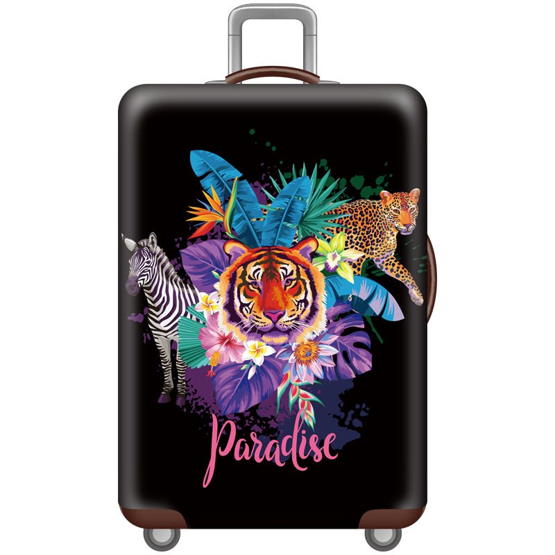 Bagagehoes Elastische Bagage Beschermhoezen Bagagehoes Geschikt For18-32 Inch Kofferkoffer Reisaccessoires: S / Blauw