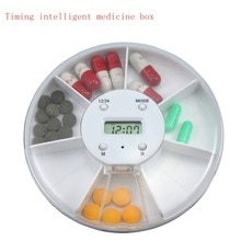 Snabb påminnelse om att ta medicin 7 fack elektronisk påminnelse kit veckovis tablett medicinfodral elektronisk timer resevaror
