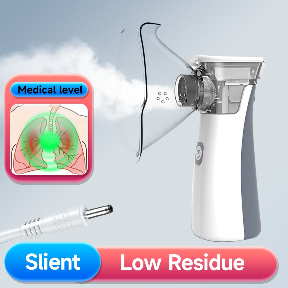 Silencieux Maille De Poche Nébuliseur Asthme Inhalateur Atomiseur Mini Portable Nébuliseur Humidificateur Enfants Soins de Santé