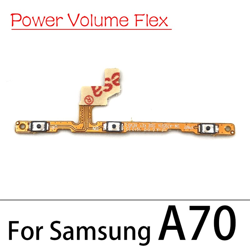 Przełącznik zasilania On / Off przycisk klawisz głośności przycisk Flex Cable dla Samsung A01 A11 A10S A20S A30S A51 A10 A20 A30 A40 A50 A60 A70 A42: A70