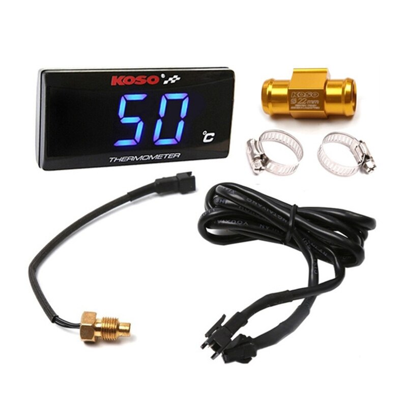 Meter Motorfiets Water Temperatuur Digitale Hygrometer Thermometer Sensor Algemene Gemodificeerde Liquid Crystal Display: BL