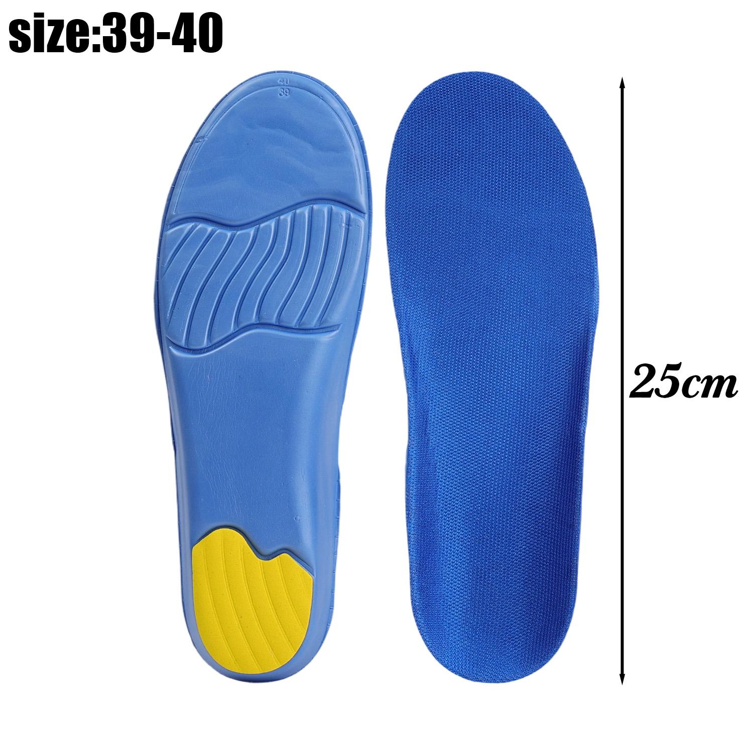 Steunzolen Fasciitis plantaris Relief Orthopedische inzetstukken Schokabsorptie EVA-gel voor hardloopsportschoenen Werk Voetpijn: Blauw / 1