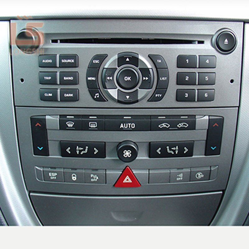 1Din Car Refitting Radio Fascia for 2005+ Citroen C5 Stereo Frame Panel Dash Mount Fitting Kit Installation One 1 DIN