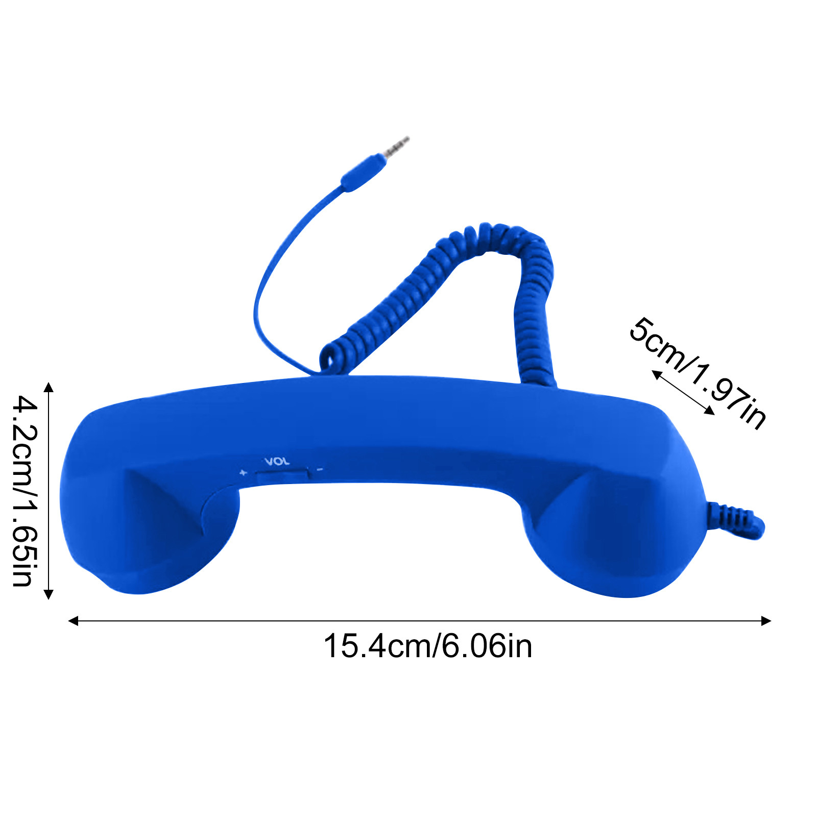 Retro telefoonhoorn Handheld mobiele telefoon ontvanger Mic Microfoon Luidspreker voor mobiele telefoons Mobiele telefoon Smartphone benodigdheden