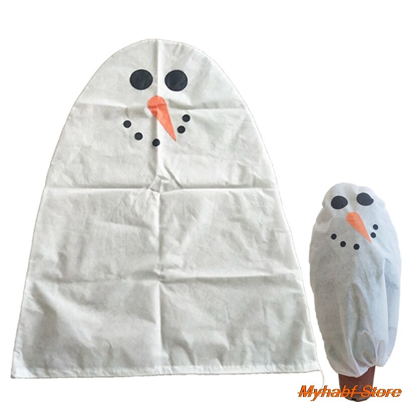 Kerst Outdoor Plant Cover Winter Warm Boom Struik Planten Beschermende Tas Vorst Bescherming Cover Voor Home Yard Garden Decor: 02