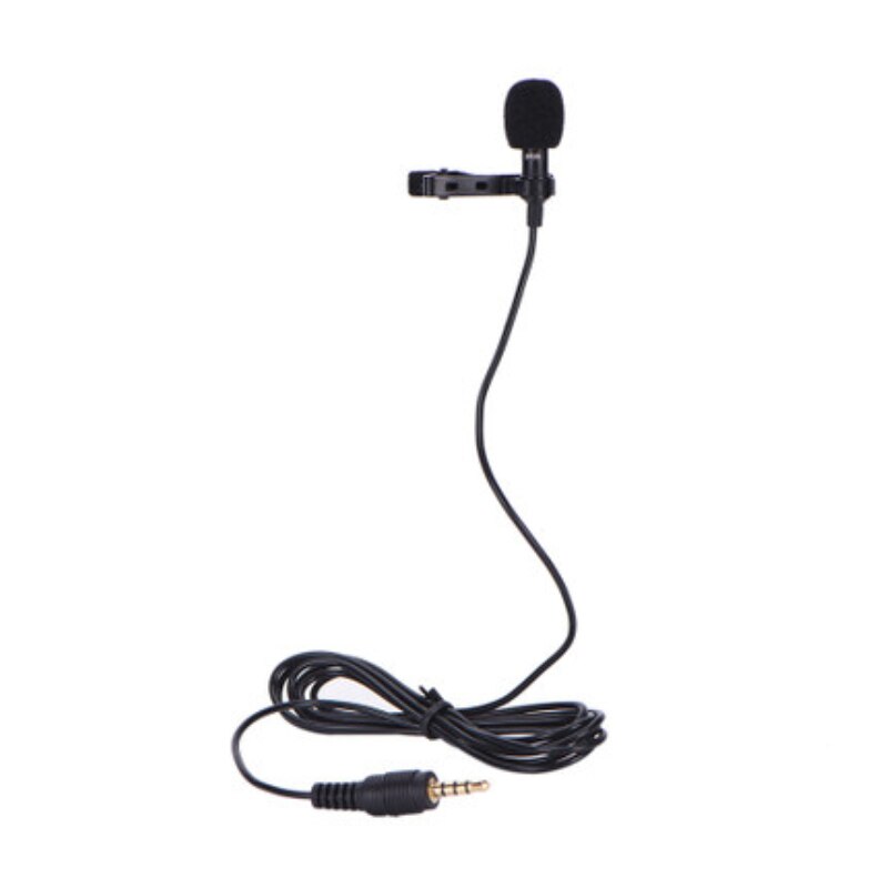 Mini Portable Clip-on Lapel Microphone for iPhone iPad Android Smartphone DSLR Camera Computer PC Laptop: Default Title