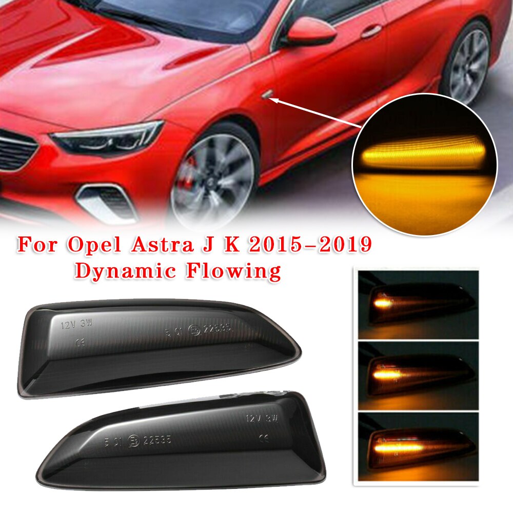 Auto Side Marker Light Amber Led Voor Opel Astra J K Vervanging