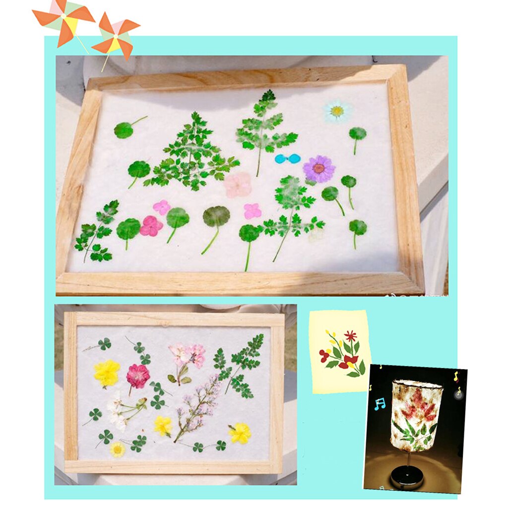 2sets Paper Making Mold Papermaking DIY Wood Paper Making Mould Frame Screen Tools Paper Handcraft