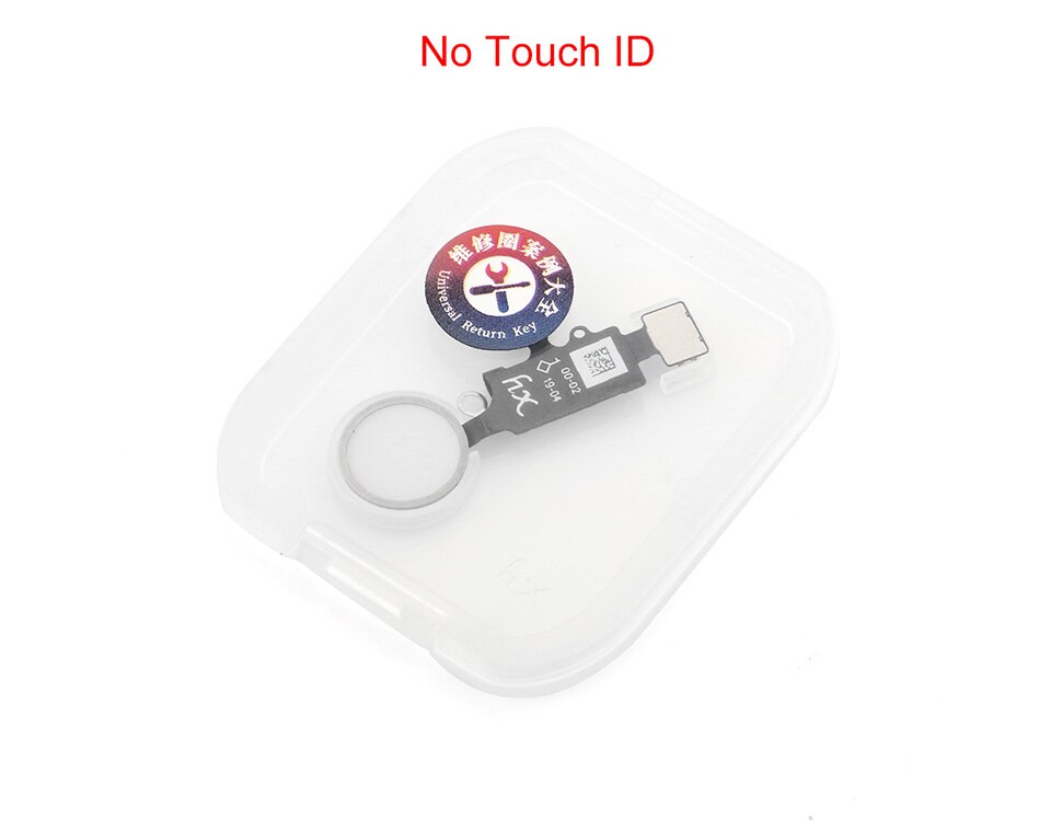 for iPhone 7 7 Plus 8 8 Plus Universal Home Button Flex Cable Assembly the Newest Return Function Replacement Parts No Touch ID: Silver