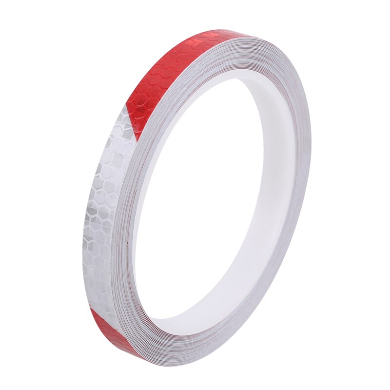 8mx1cm Bike Reflective Stickers Cycling Fluorescent Reflective Tape MTB Bicycle Adhesive Tape Safety Decor Sticker Accessories