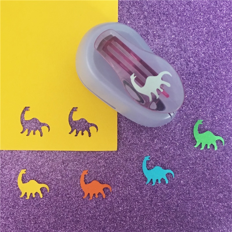 1 tommer dinosaur form punch håndværk dyr hulning til scrapbooking børn scrapbog papir cutter prægning skarpere gratis skib