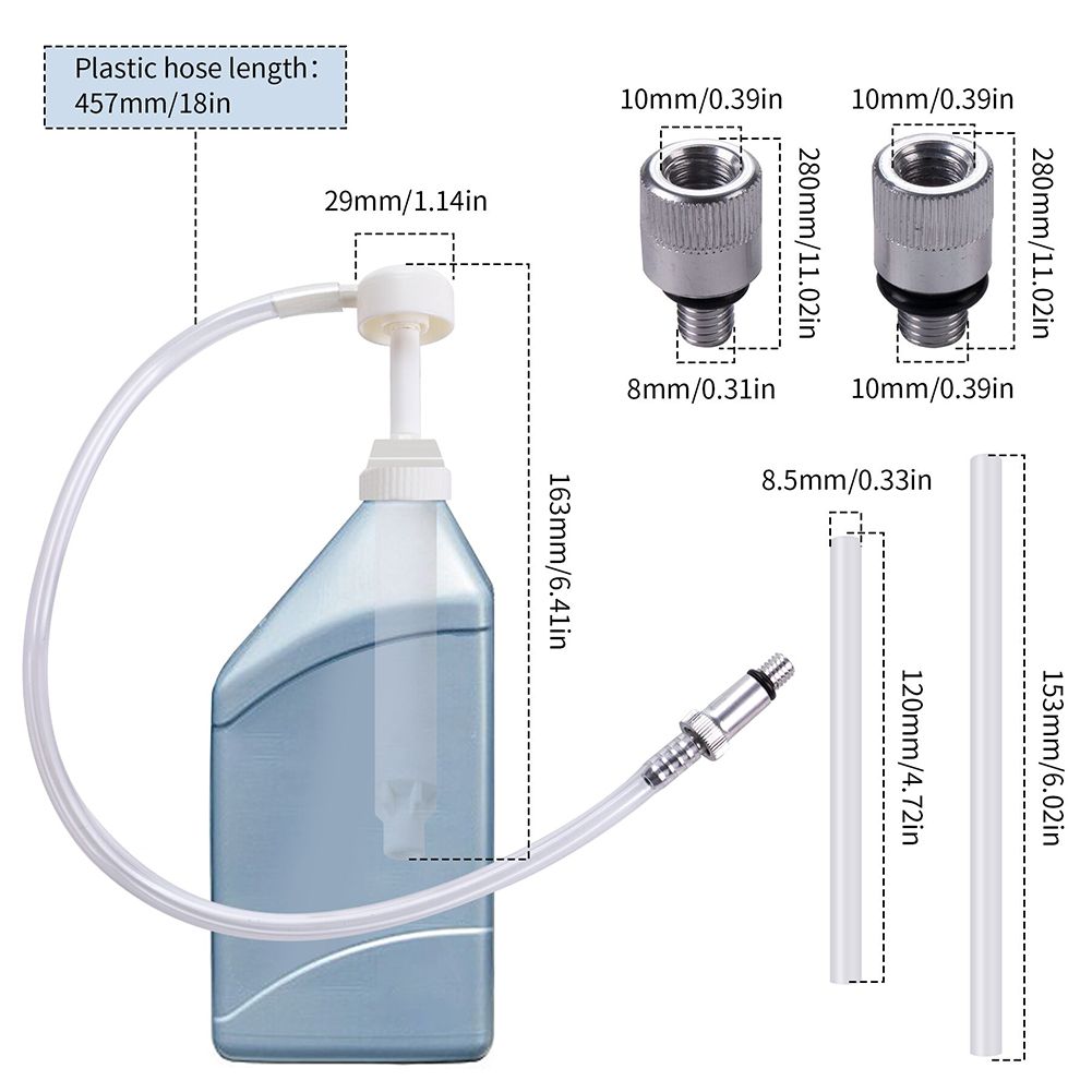 Transmission fluid marine pump with adapters gear lube pump marine lower unit gear oil pump for standard quart bottles
