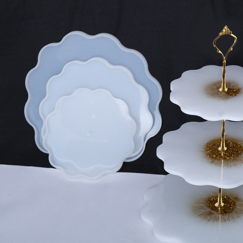 Coaster Mallen Voor Hars Gieten Siliconen Coaster Mallen Voor Cake Houder Hars Lade Coaster Mold Kit