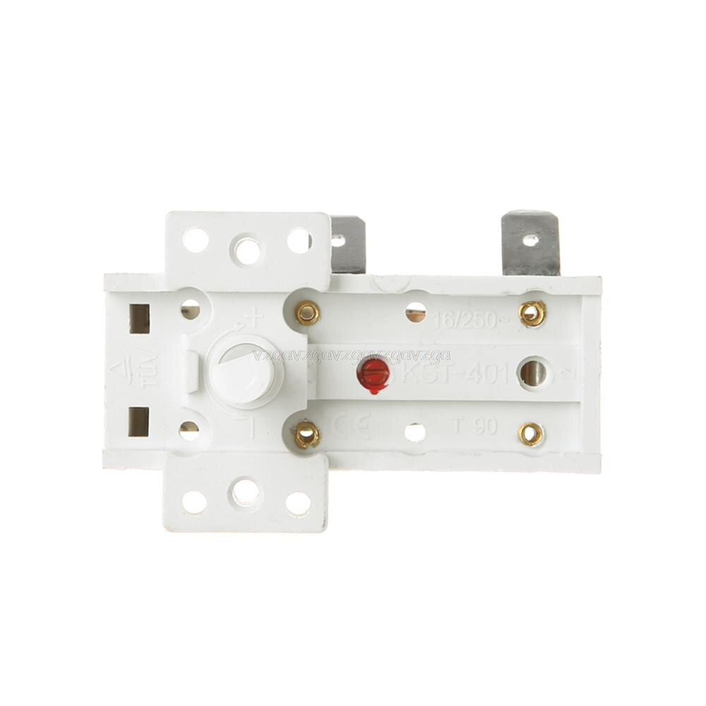 16A 250V Electric Heater Temperature Controller Parts Thermostat Lamp Control Switch Home Appliance Accessories My17 19
