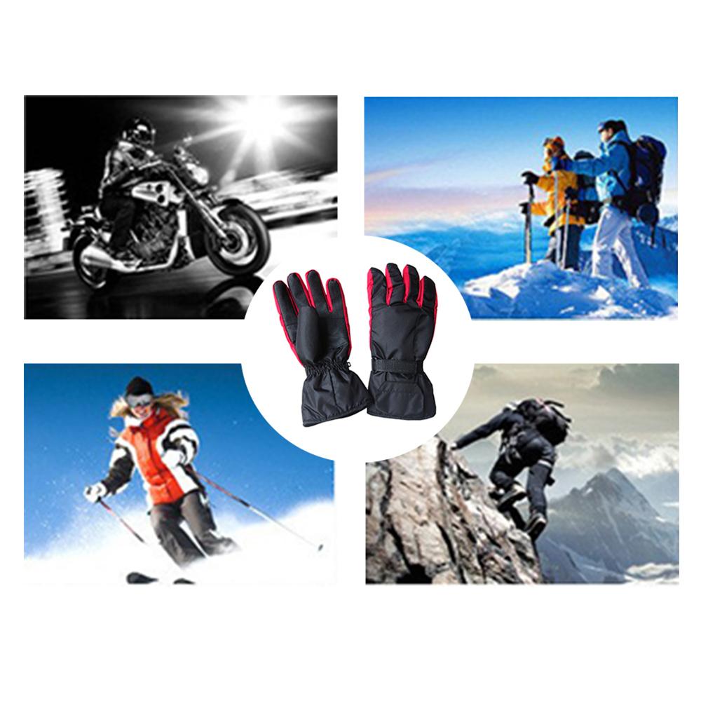 4.5V Elektrische Verwarming Handschoenen Aangedreven Verwarmde Handschoenen voor Carbon Fiber Mannen en Vrouwen Winter Outdoor Motorcycle Verwarmde Handschoenen