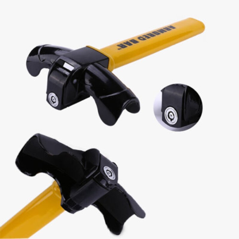 Universal Auto Car Anti-Theft Security Rotary Steering Wheel Lock Serviceable