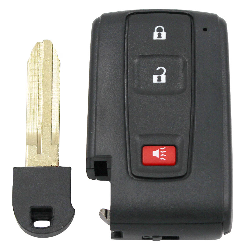 2 buttons 3 buttons SMART KEY REMOTE FOB Case key shell for TOYOTA PRIUS 2004 + Uncut Insert key TOY43
