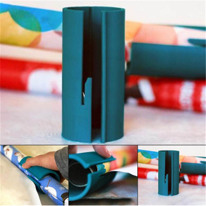 Wiilii skæreværktøjer glidende indpakningspapirskærer indpakningspapir rulleskærer skærer julfestival pakningspapirskærerværktøj