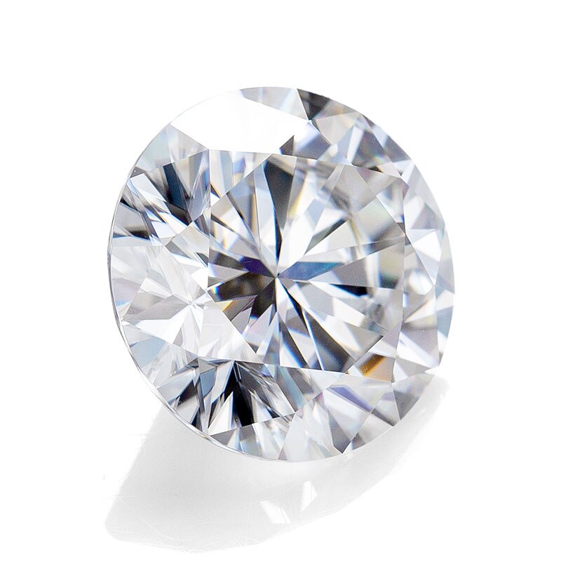 7,5 mmHOT D FARBE VVS1 1,5 ct runde brillant schneiden moissanite steine ohrringe кольца браслеты ьги с зеленным камнем