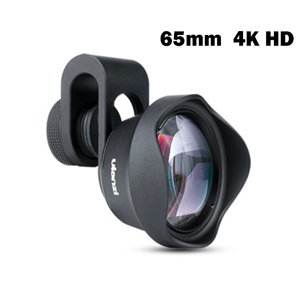 65mm 4k hd teleobjektiv portræt telefon telefoto linse ingen forvrængning til iphone samsung smartphone