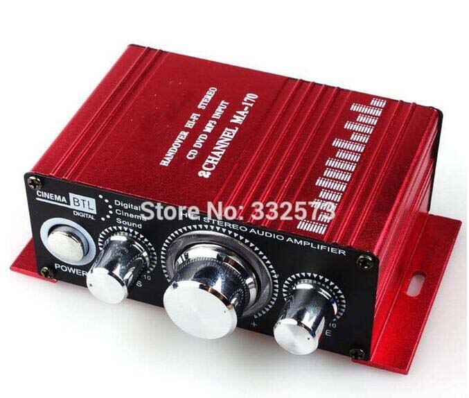 Mini Auto Hi-Fi Digitale Ma-170 Usb Fm Digitale Versterker Kleine Versterker Power Adapter