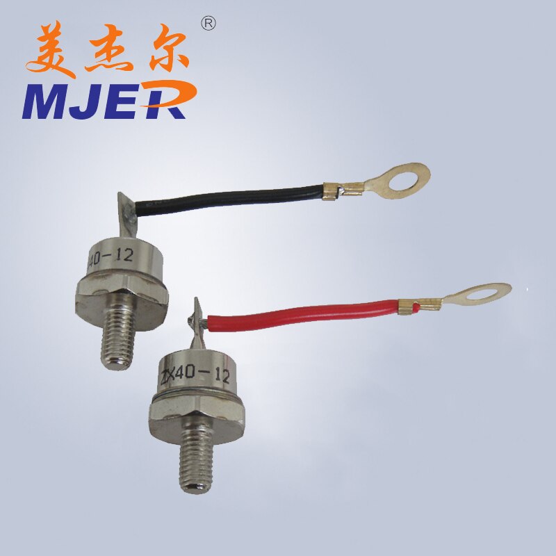ZX40A Bridge Rectifier diode With wire Stud Version Black(Reverse polarity,Red(Normal polarity) zx40