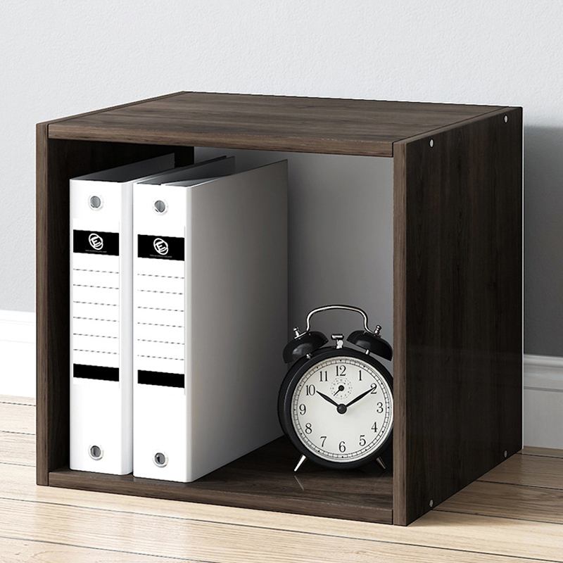 1/2Layer 30x25x30cm Wooden Cube Organizer Storage Rack Shelf Cabinet Closet Shelves Household Living Room Furniture Holder: 3