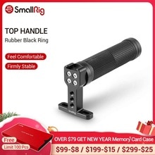 SmallRig Top Handvat antislip Handgreep met Koud Schoen Base voor DSLR Camera Kooi Monitor Stabiliserende Camera Grip handvat-1447
