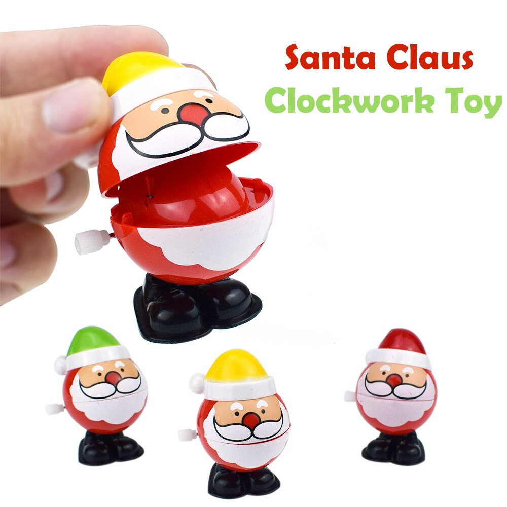 Baby børn jule urværk vind up julemanden hoppe legetøj pædagogisk legetøj 15#