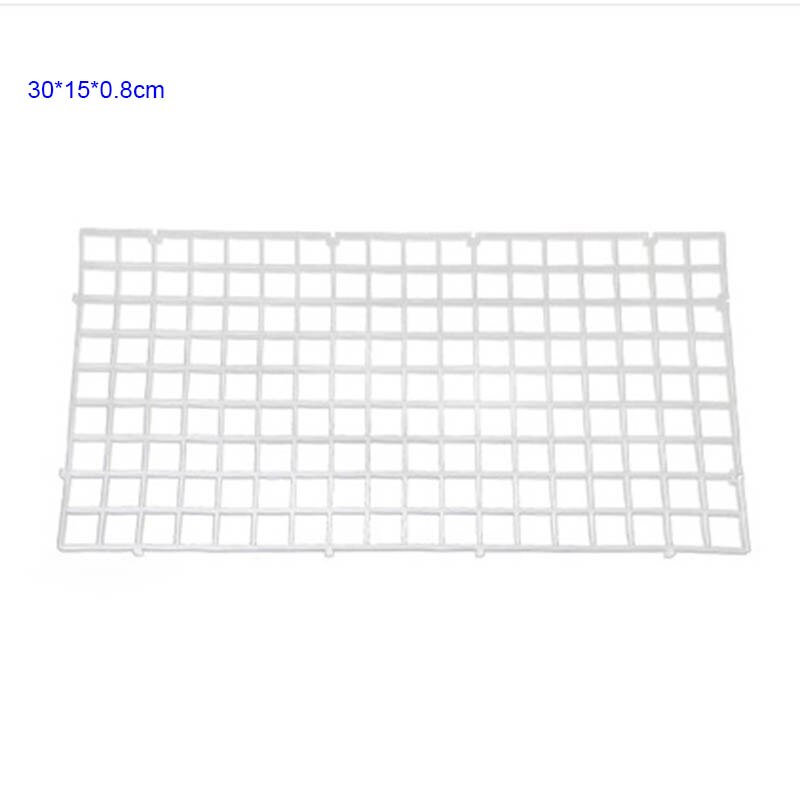 Durable Plastic Fish Grid Divider Tray Egg Crate Aquarium Tank Filter Bottom Isolate Pane DFK889