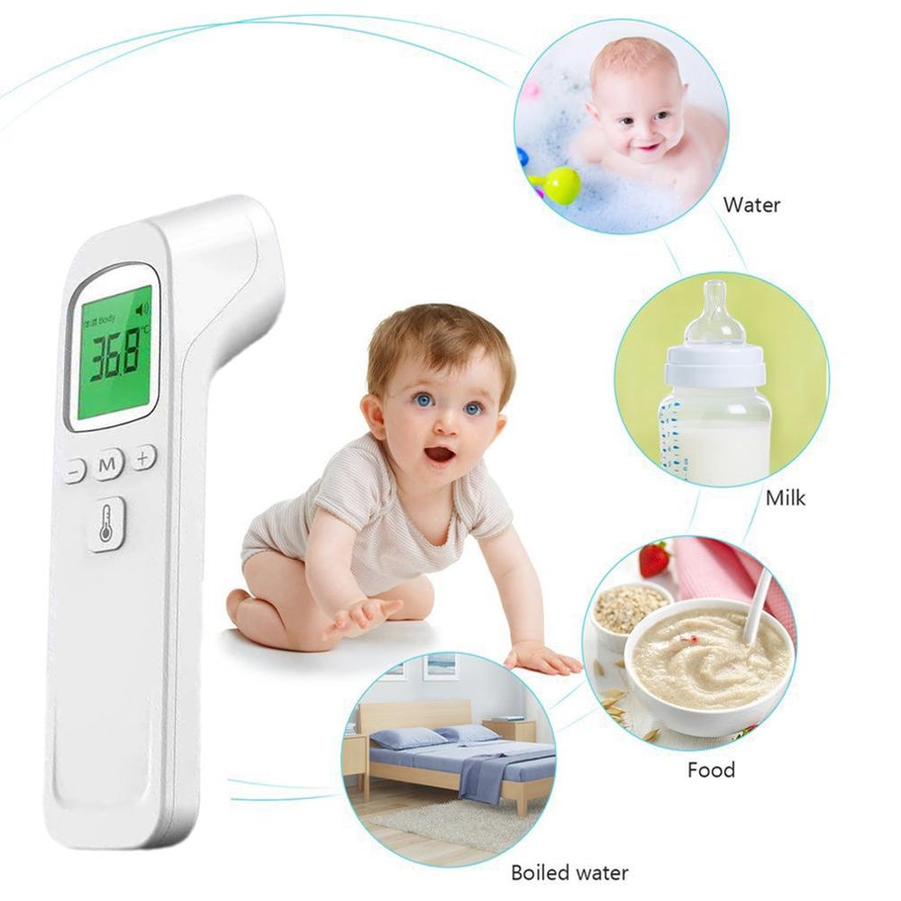 Infrared Thermometer With Screen Three-color Display Household Electronic Thermometer Handheld Thermometer