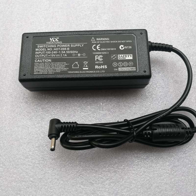 AC/DC Adapter 19 v 2.1A DC 3.5x1.35mm Power Adapter Oplader + AC Kabel voor Laptop tablet PC Viewpad 106X10/100i