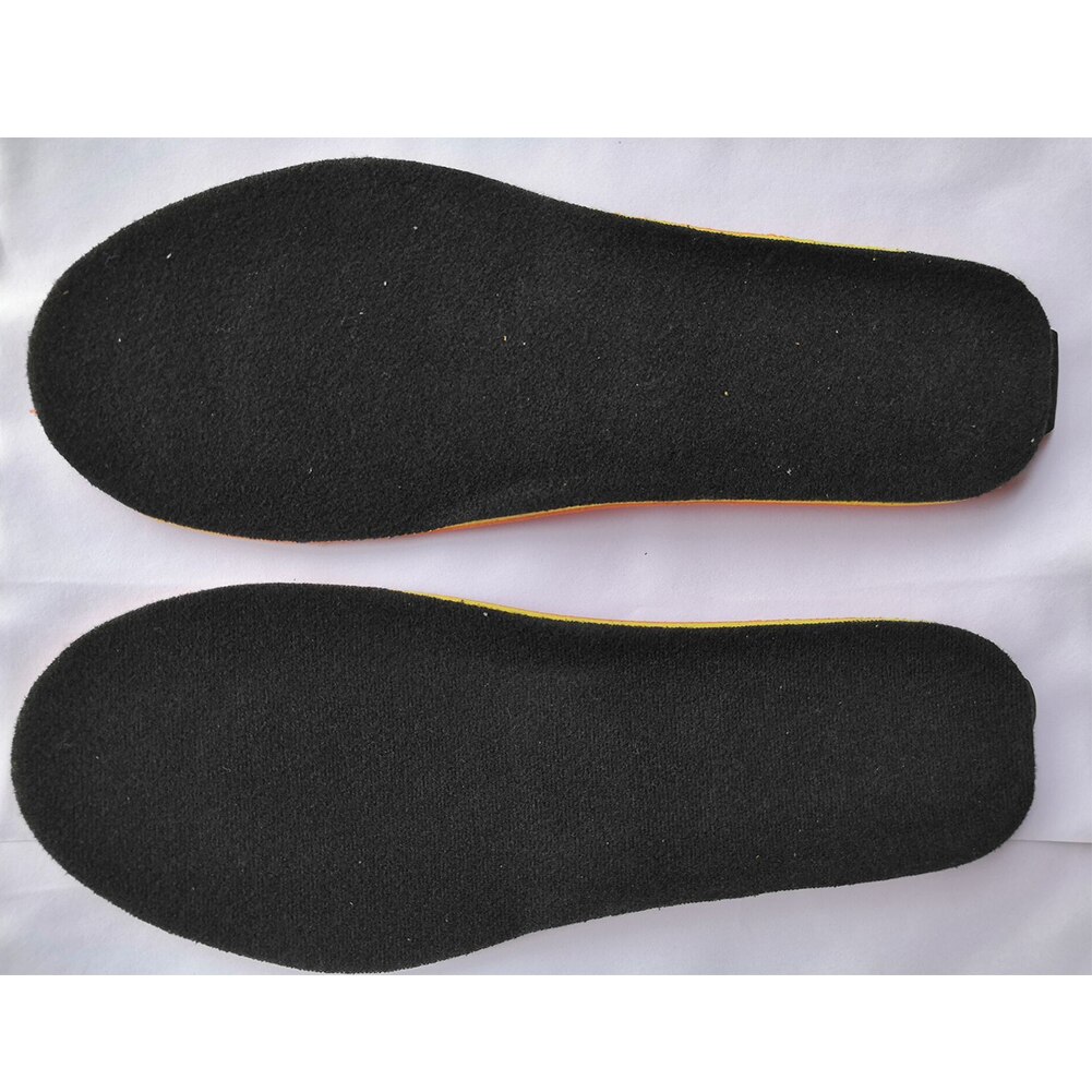 USB Verwarmde Inlegzolen met LED Draadloze Afstandsbediening Oplaadbare Verwarming Warm Pad Winter Sport Ski Thermische Binnenzool: 35-40 Black