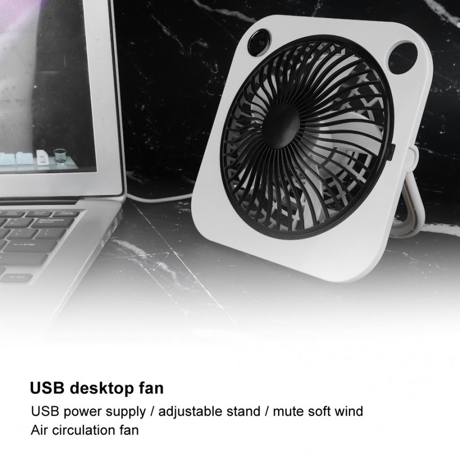 3W Quiet Mini USB Fan Could Connect with Laptop Portable USB Mini fan with 2-Gear Adjustable Wind Speed 2300r/min Item