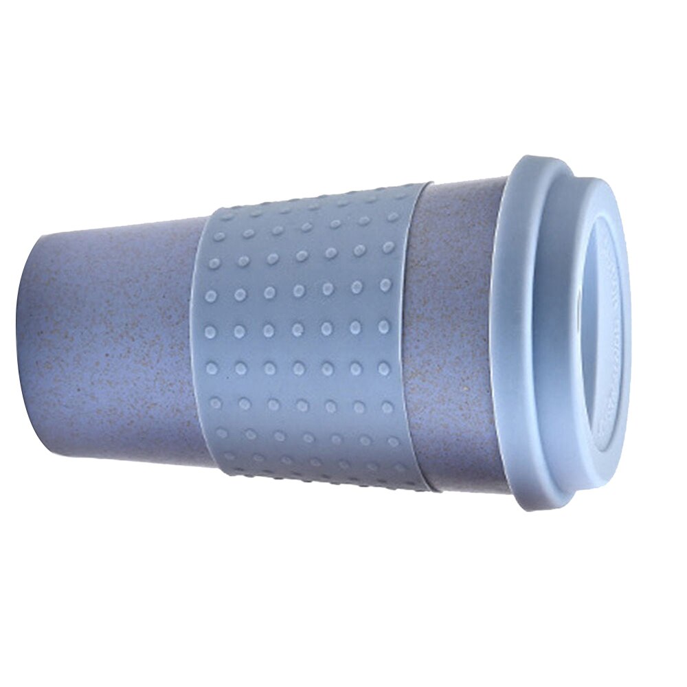 Travel Portable Polka Dot Thermal Insulated Tea Coffee Mug Cup Reusable Bamboo Fibre Eco Friendly Travel Mugs