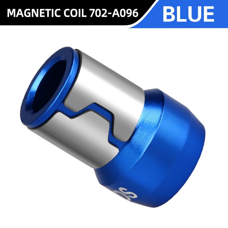 Wosai universal magnetisk ring legering magnetisk ring skruetrækker bits stærk magnetizer borebit batch hoved magnetisk ring: Blå