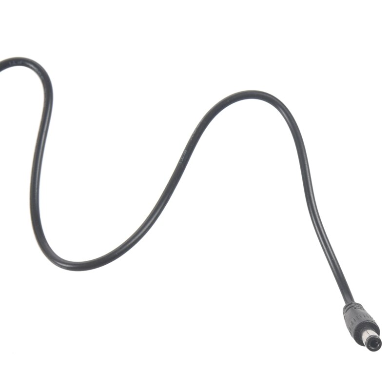 Black DC 12V 1A CCTV security camera power supply