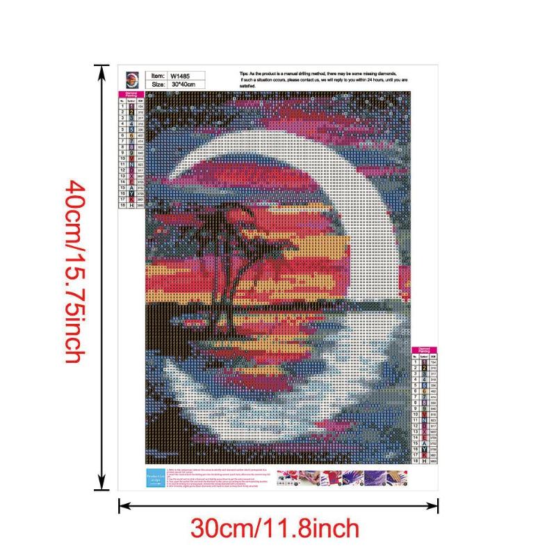 5D DIY Volledige Boor Diamant Schilderij Landschap Kruissteek Mozaïek Craft Kits Diamant Schilderij Tekening voor Thuis en Party Decor: L