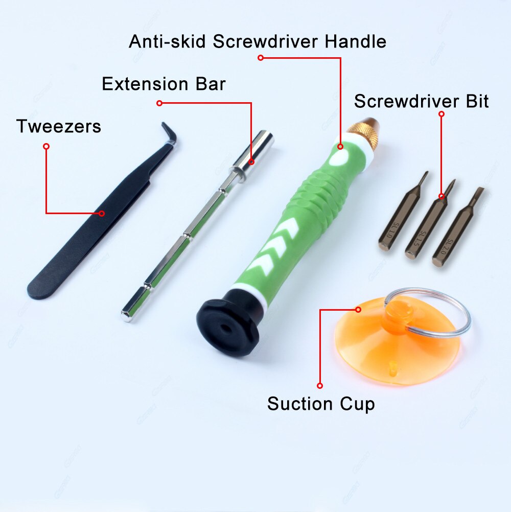 29 in 1 Multifunction Cell Phone Repair Tools Kit Precision Screwdriver Set For Huawei Honor 9x 10 Lite Repair For Xiaomi Redmi