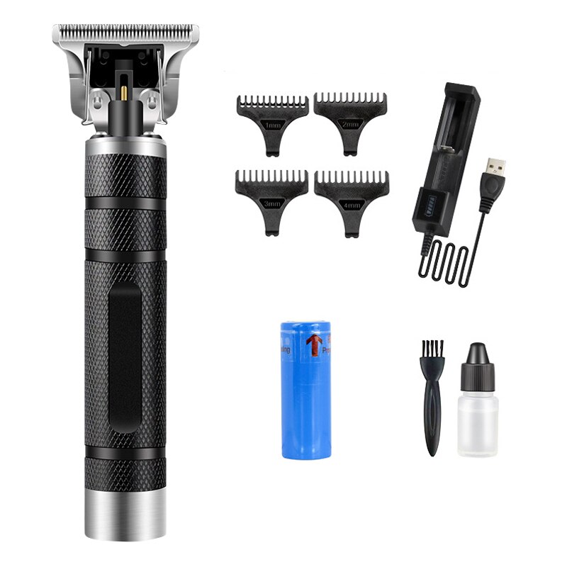 Portable Electric Pro Cordless Trimmer Wireless Hair Clipper Set USB Charging JAN88