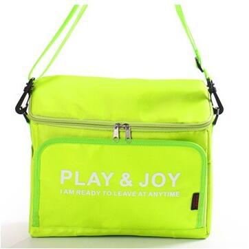 No te pierdas coche con aislamiento bolsas de almuerzo Auto térmico engrosado Multi-funcional de gran capacidad comida Box Negro Bolsa más fresca: Green