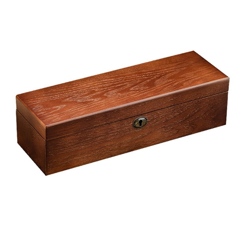 Caja de reloj de madera de lujo caja soporte reloj para Relojes Joyería superior organizador caja rejillas reloj organizador
