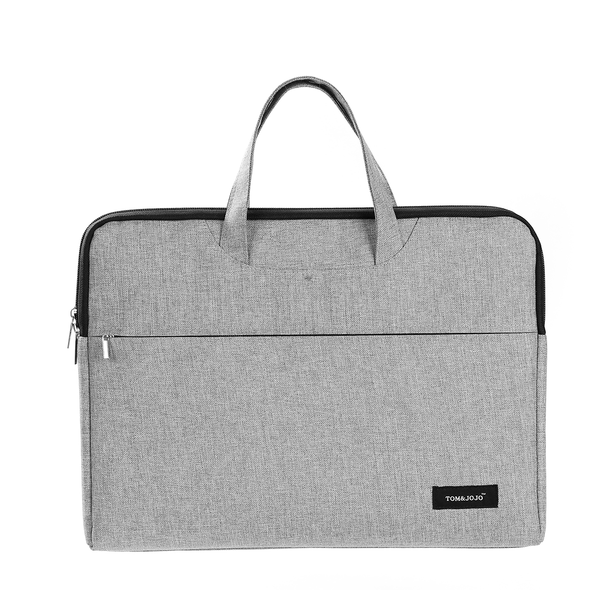 Oxford Computer Bag Document Bag with Handle and Meeting Office School Organizer Handbag Briefcase for Carrying Paper Files: GRAY