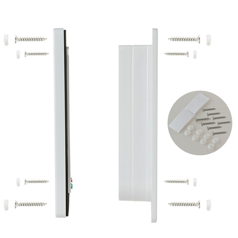 Puerta abatible para perros y gatos con cerradura de seguridad de 4 vías, puerta abatible para perros, gatos, gatitos, Kit de puerta pequeña de plástico ABS para mascotas, puertas abatibles para gatos y perros