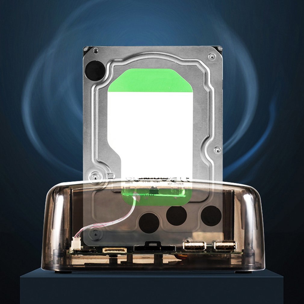Disco Duro Base S8 Dual de disco duro Ide / Sata de 2,5/3,5 pulgadas, disco duro Sata Dual, acoplamiento de disco duro, lector de tarjetas de estación Clon