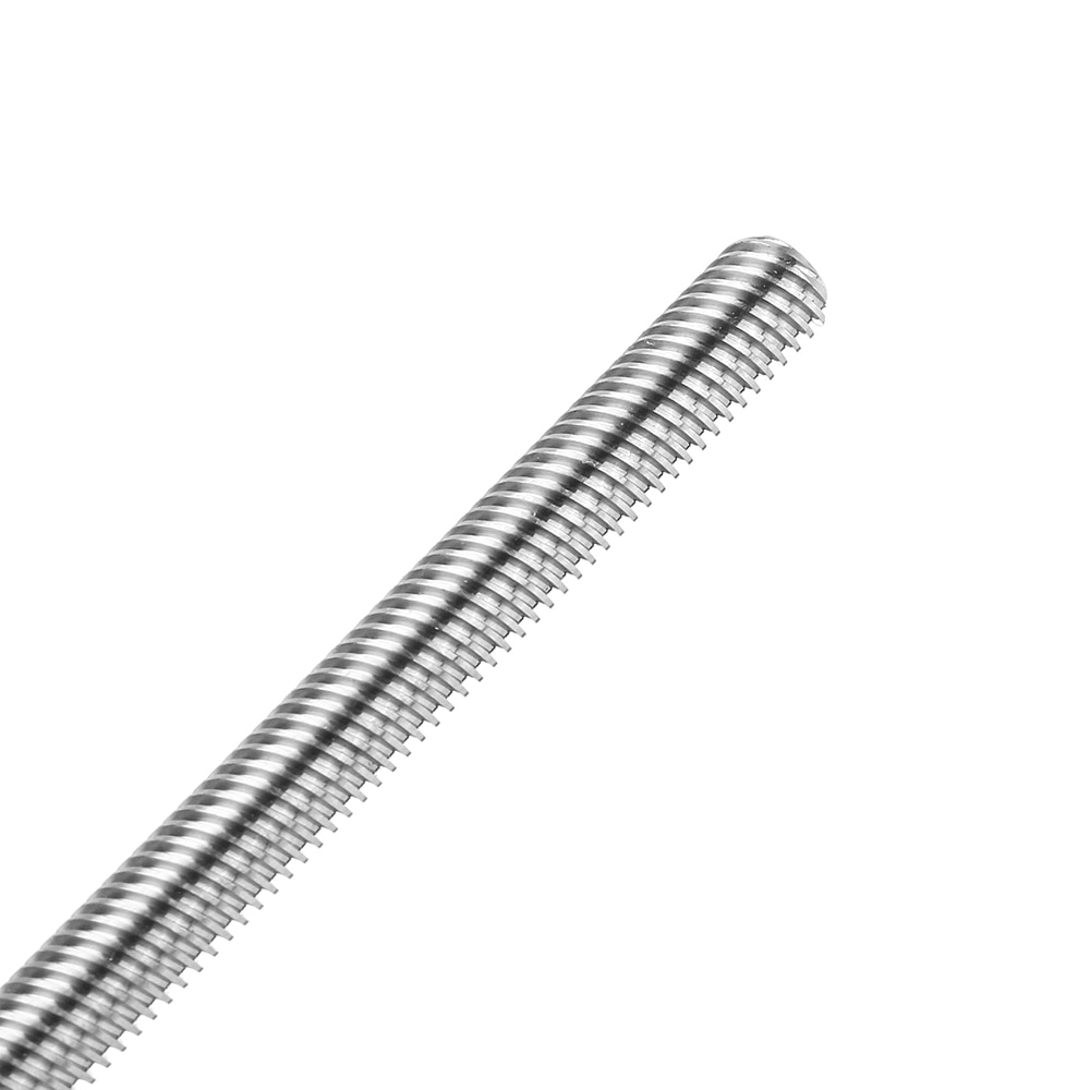 T6 Lead Screw 150mm Length 6mm Thread 1mm Pitch Lead Screw with Flange Copper Nut For Stepping Motor Driving Guide Rail