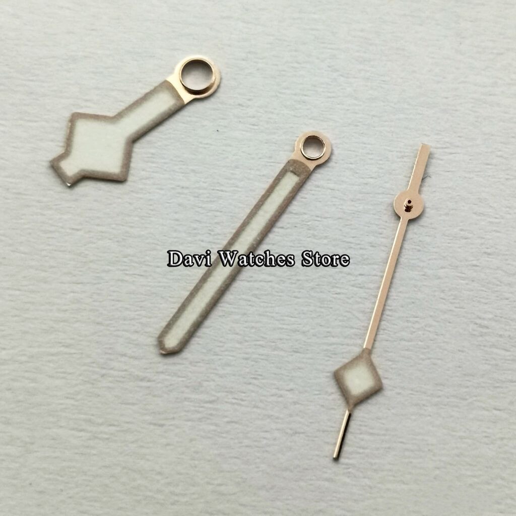 Snowflake watch hands luminous Silver/Rose gold/Yellow Fit NH35 NH36 ETA2824 2836,Miyota 8215 821A 8205,DG2813 3804 movement