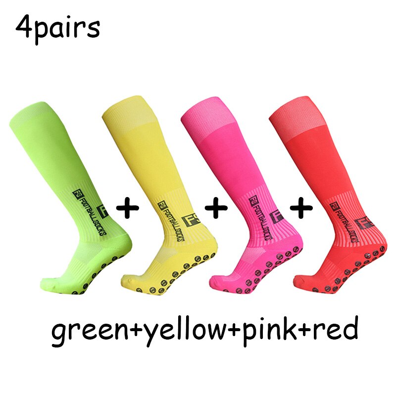 Long FS Football Socks Non-slip Silicone Sole Compression and Breathable Professional Football Socks: mix2