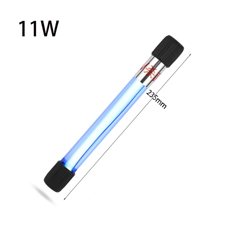 Lámpara esterilizadora UV sumergible, filtro ultravioleta de luz, limpiador de agua impermeable para acuario, estanque, Coral, pecera, 5w/7w/9w/11w: 11W-US plug